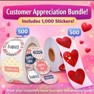 1,000 Stickers Bundle